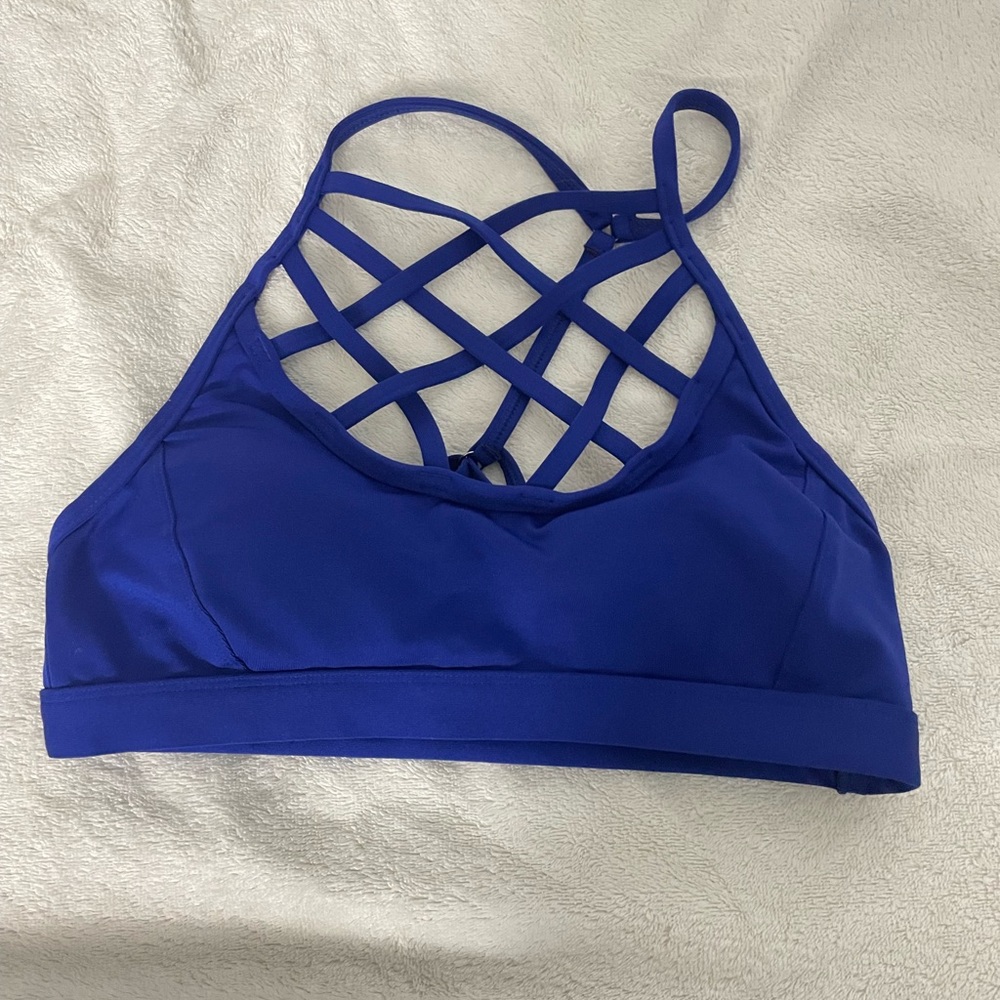 Calia Carrie Underwood Blue Athletic Bra